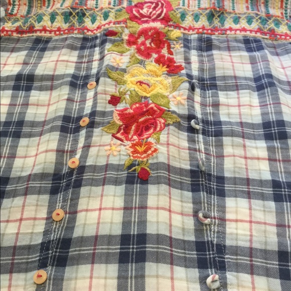 JONNY Was embroidered blouse XS good condition - Picture 7 of 8